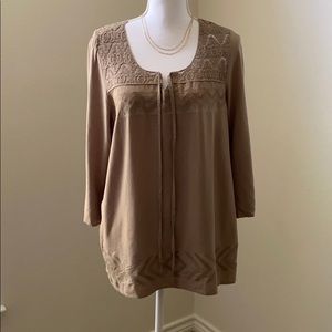 Maria Rello Crochet Blouse Size L
